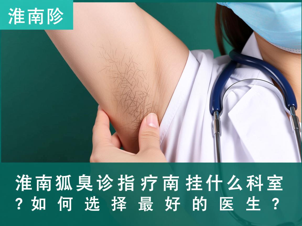 淮南狐臭诊疗指南,挂什么科室?如何选择最好的医生? 淮南狐臭诊疗指南,挂什么科室?如何选择最好的医生?