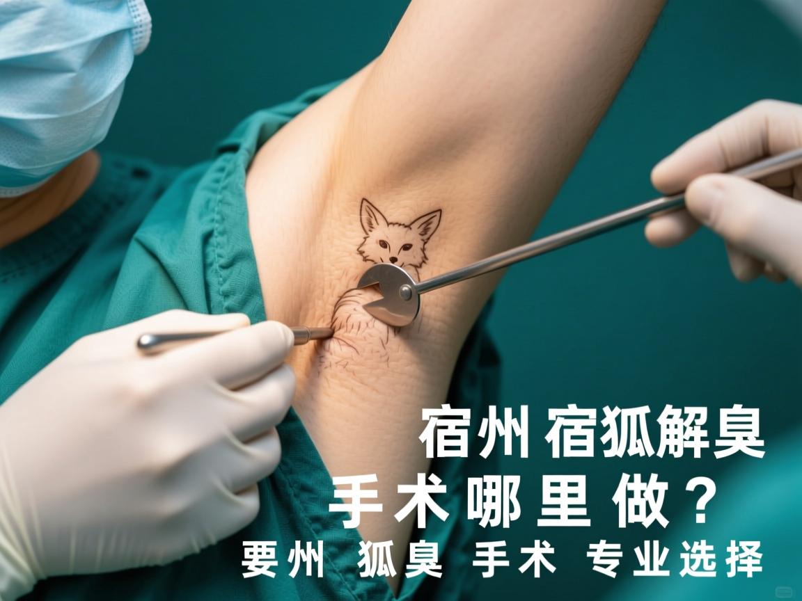 宿州狐臭手术哪里做？详解宿州狐臭手术专业选择