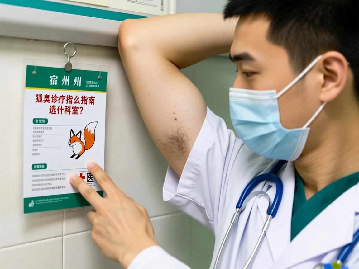 宿州狐臭诊疗指南，挂什么科室，选什么医生？