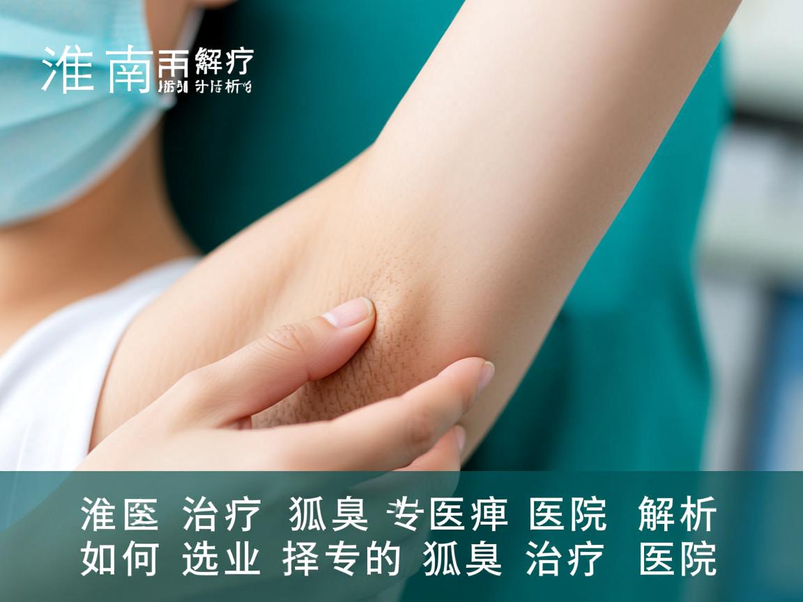 淮南治疗狐臭医院解析，如何选择专业的狐臭治疗医院