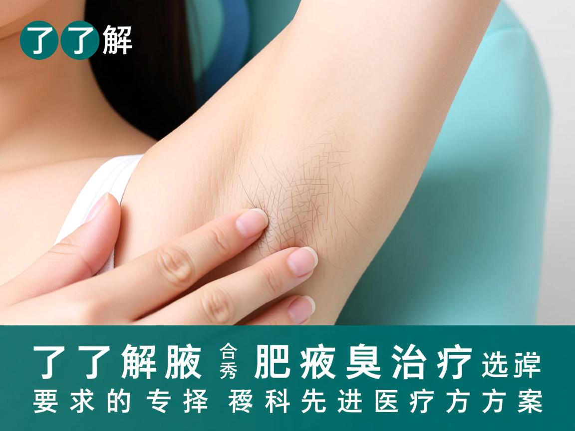 了解腋臭治疗,选择合肥腋秀腋臭专科的先进医疗方案 了解腋臭治疗,选择合肥腋秀腋臭专科的先进医疗方案
