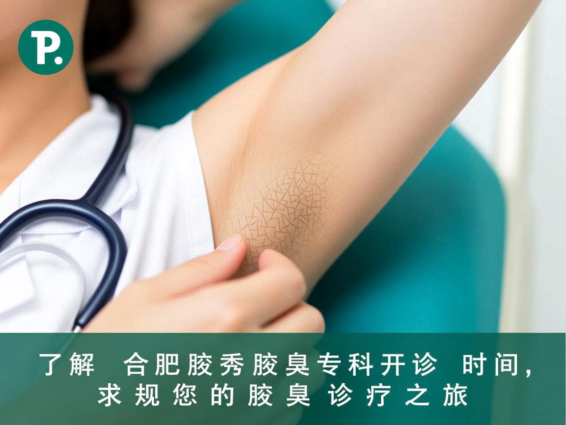 了解合肥腋秀腋臭专科开诊时间,规划您的腋臭诊疗之旅 了解合肥腋秀腋臭专科开诊时间,规划您的腋臭诊疗之旅