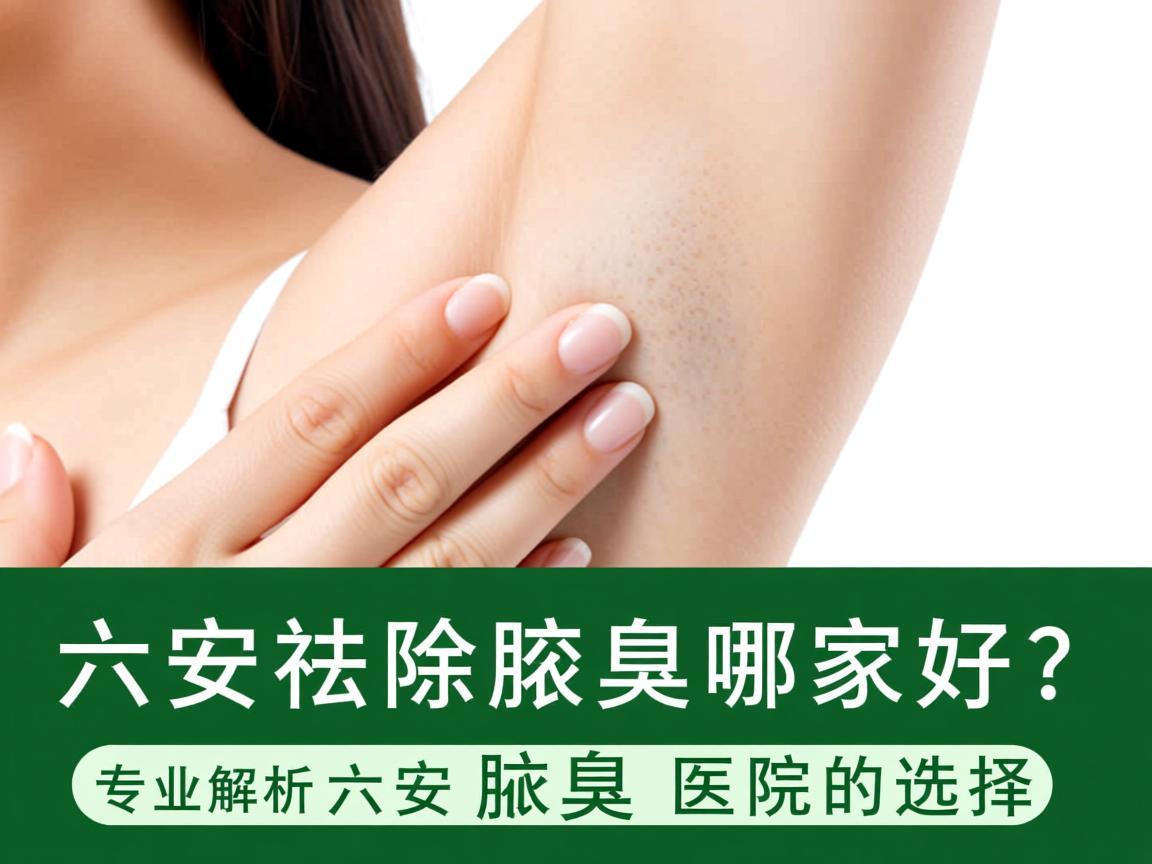 六安祛除腋臭哪家好？专业解析六安腋臭医院的选择