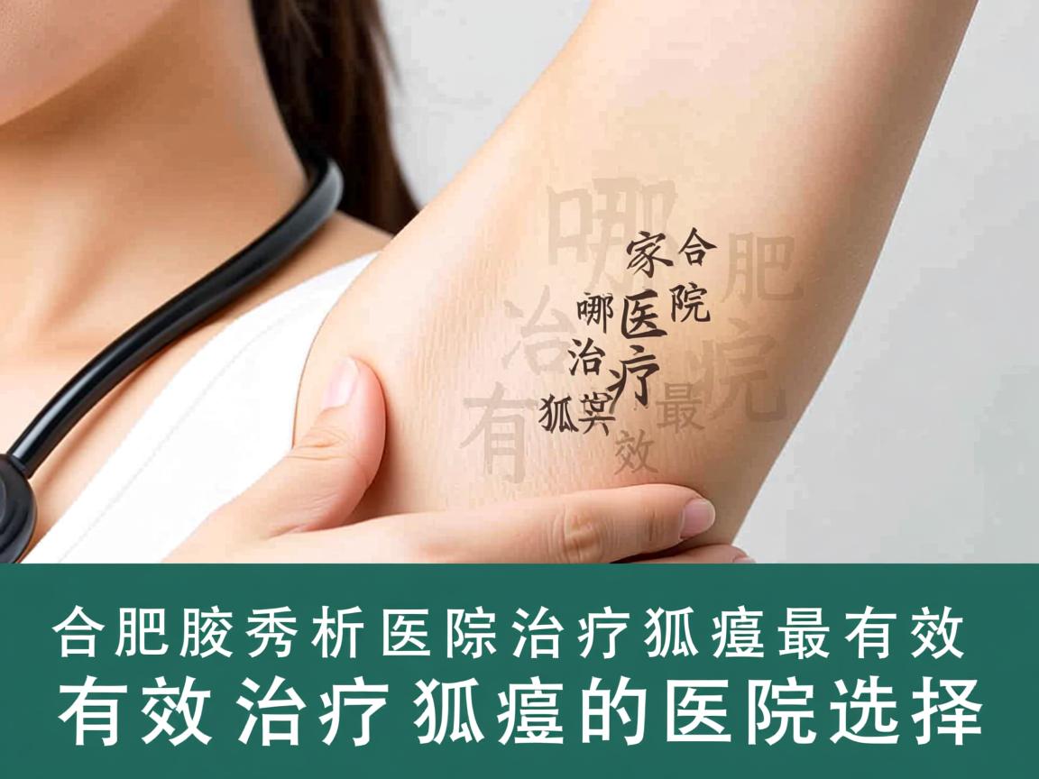 合肥腋秀解析，合肥哪家医院治疗狐臭最有效，有效治疗狐臭的医院选择