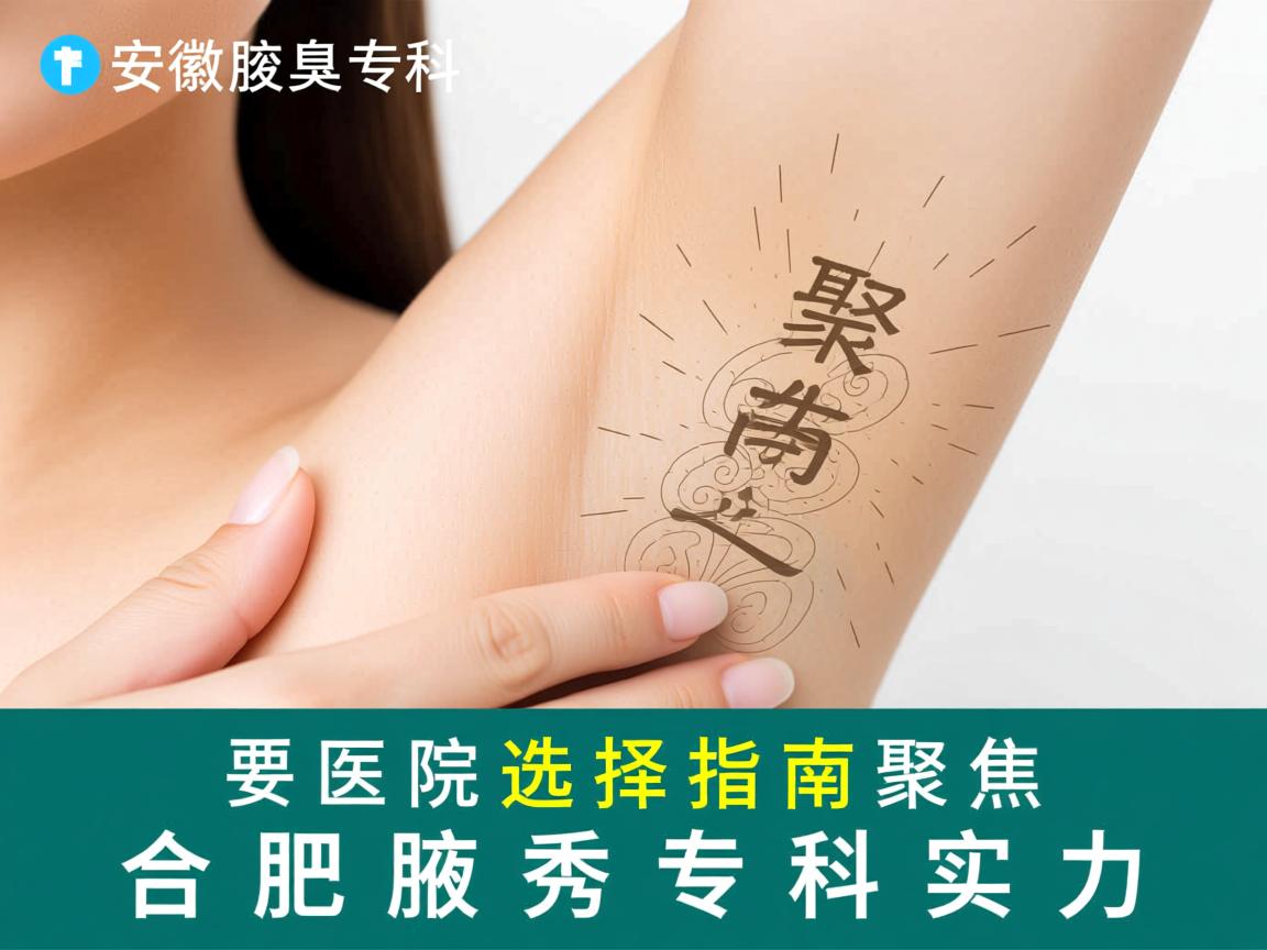 安徽腋臭专科医院选择指南,聚焦合肥腋秀专科实力 安徽腋臭专科医院选择指南,聚焦合肥腋秀专科实力