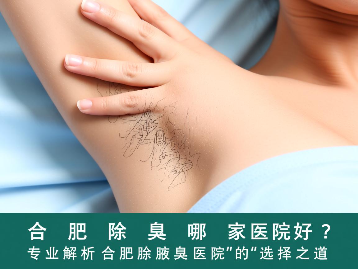 合肥除腋臭哪家医院好？专业解析合肥除腋臭医院的选择之道