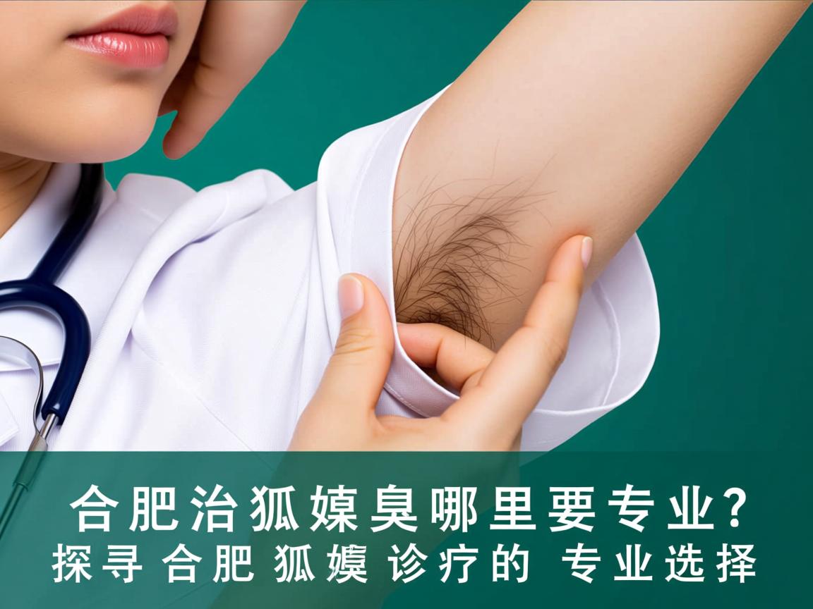 合肥治狐臭哪里专业？探寻合肥狐臭诊疗的专业选择