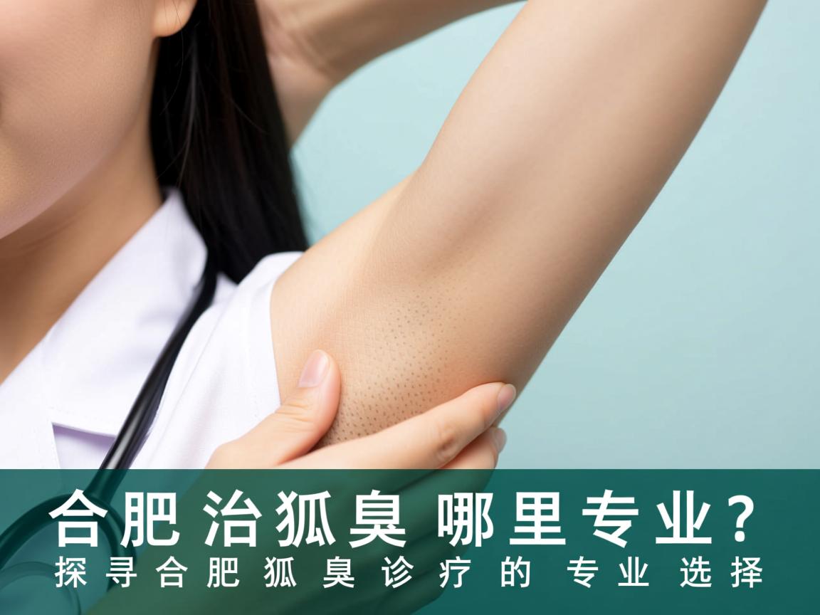 合肥治狐臭哪里专业？探寻合肥狐臭诊疗的专业选择