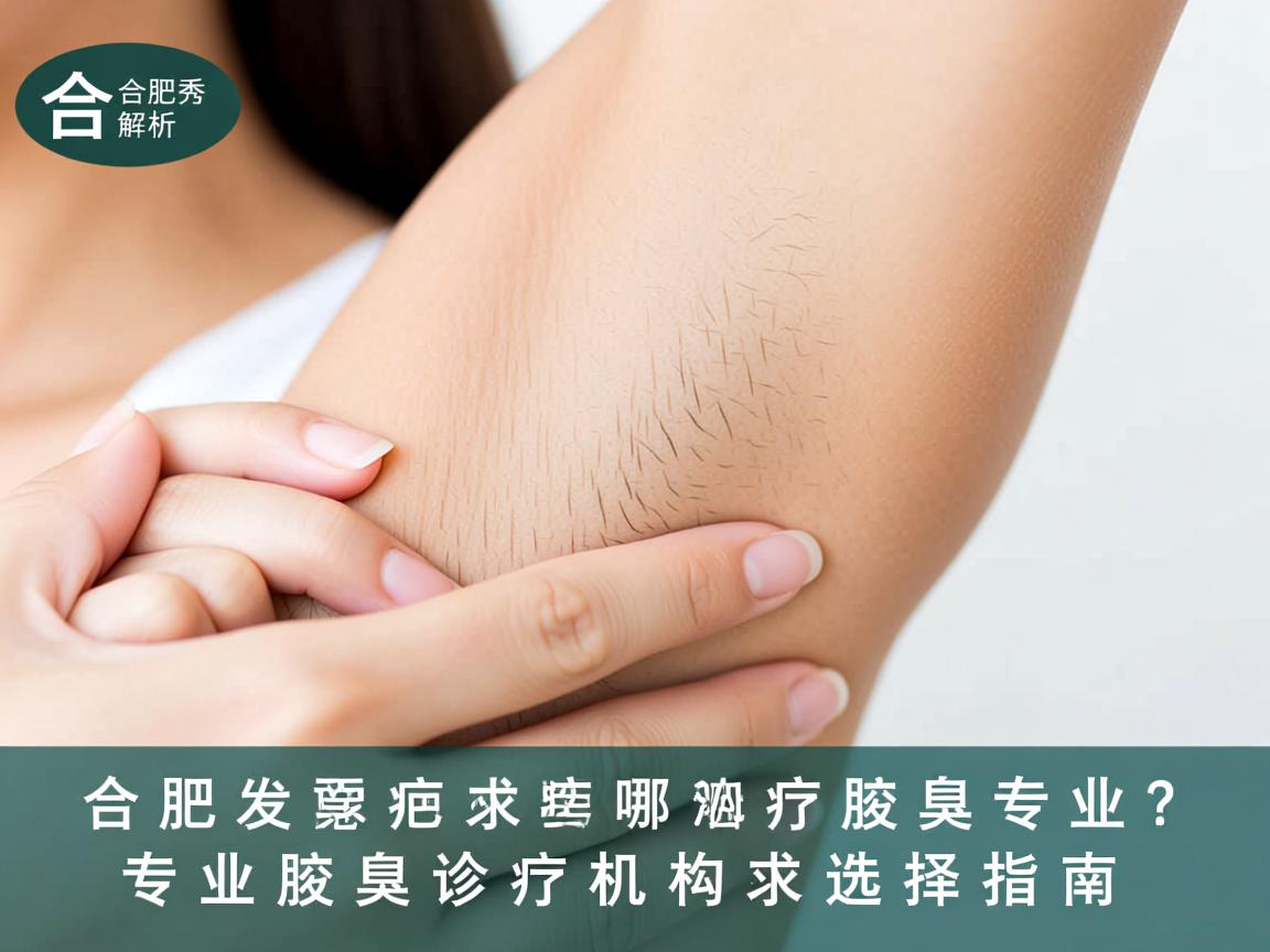 合肥腋秀解析，合肥哪家治疗腋臭专业？专业腋臭诊疗机构选择指南