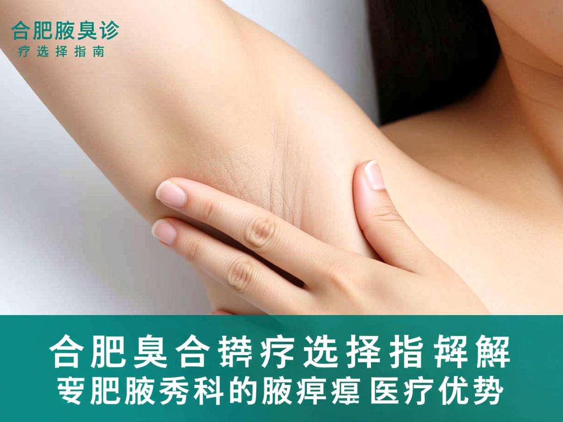 合肥腋臭诊疗选择指南，详解合肥腋秀专科的腋臭医疗优势