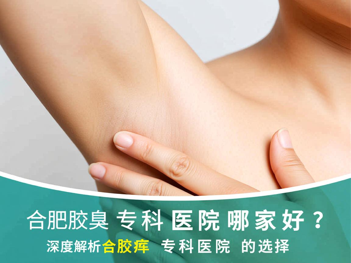 合肥腋臭专科医院哪家好？深度解析合肥腋臭专科医院的选择