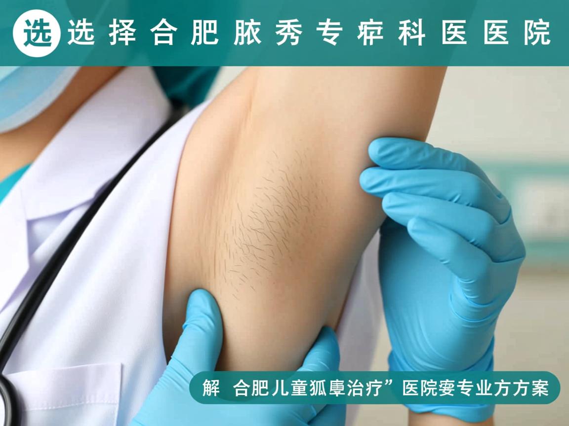 选择合肥腋秀专科医院，解析合肥儿童狐臭治疗的医院专业方案