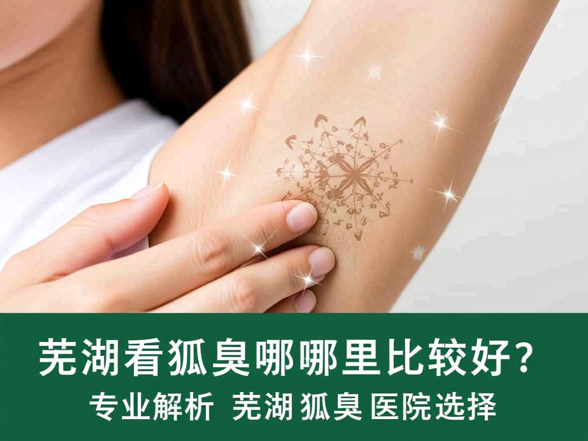 芜湖看狐臭哪里比较好？专业解析芜湖狐臭医院选择