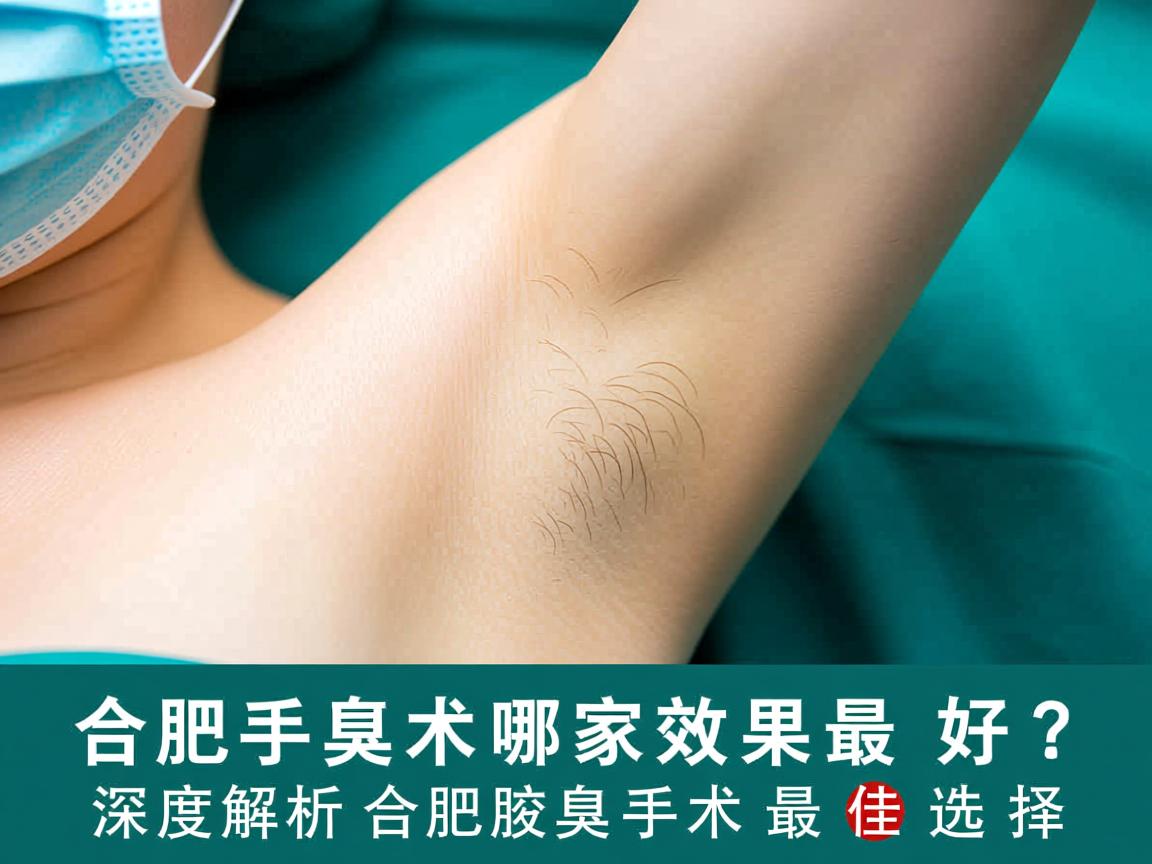 合肥腋臭手术哪家效果最好？深度解析合肥腋臭手术最佳选择