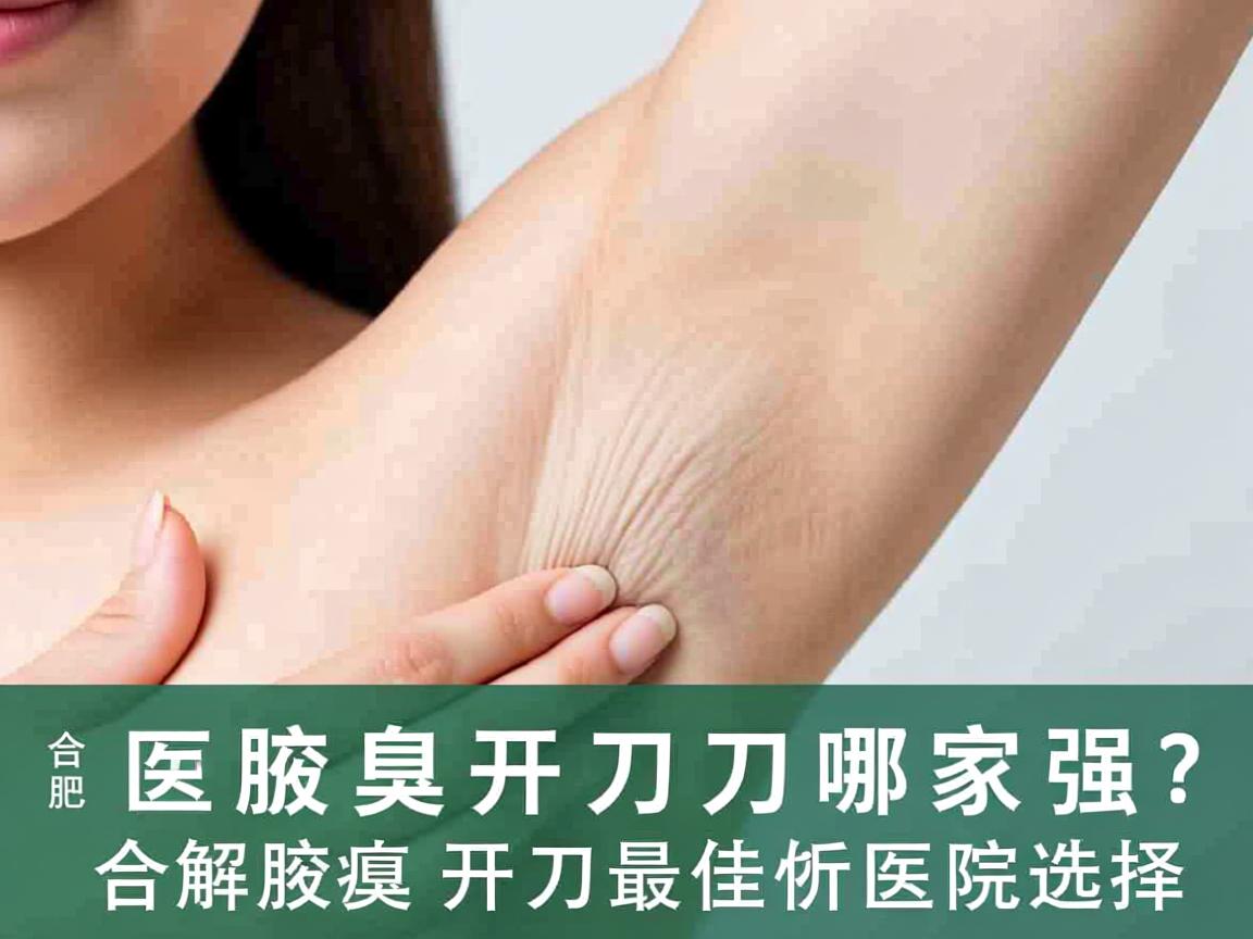 合肥腋臭开刀哪家强？深度解析合肥腋臭开刀最佳医院选择