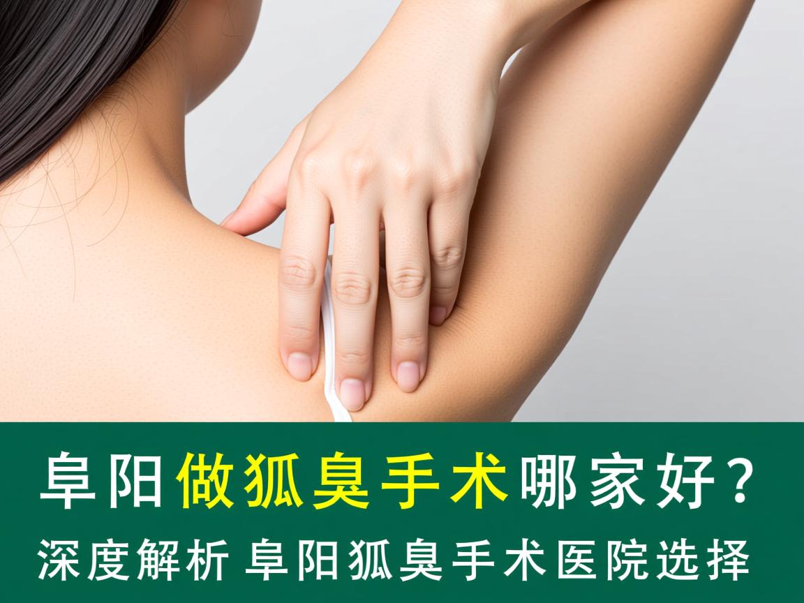 阜阳做狐臭手术哪家好？深度解析阜阳狐臭手术医院选择