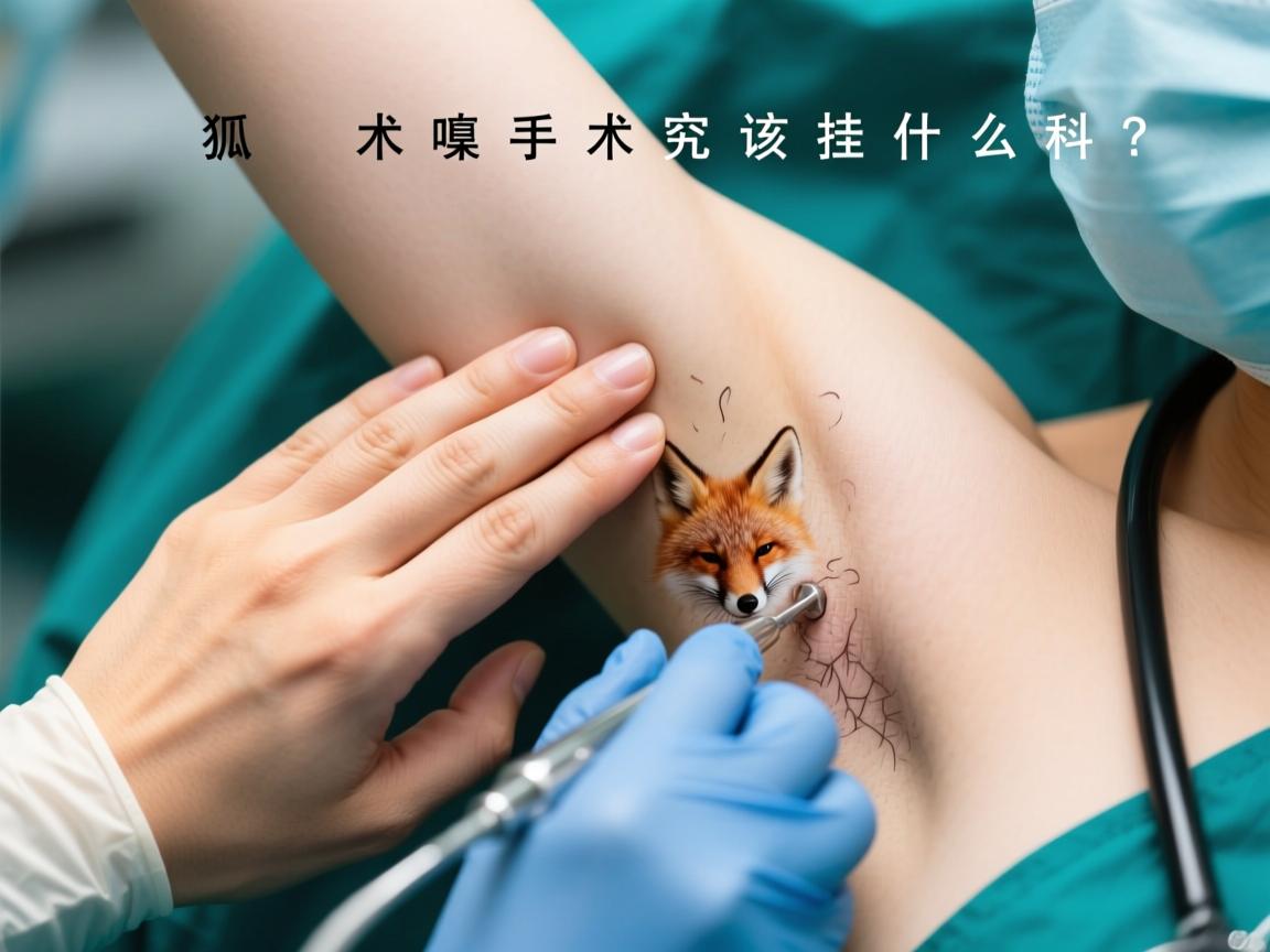 手术解决狐臭问题，狐臭手术究竟应该挂什么科？