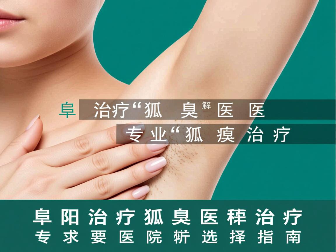 阜阳治疗狐臭医院解析，专业狐臭治疗医院的选择指南