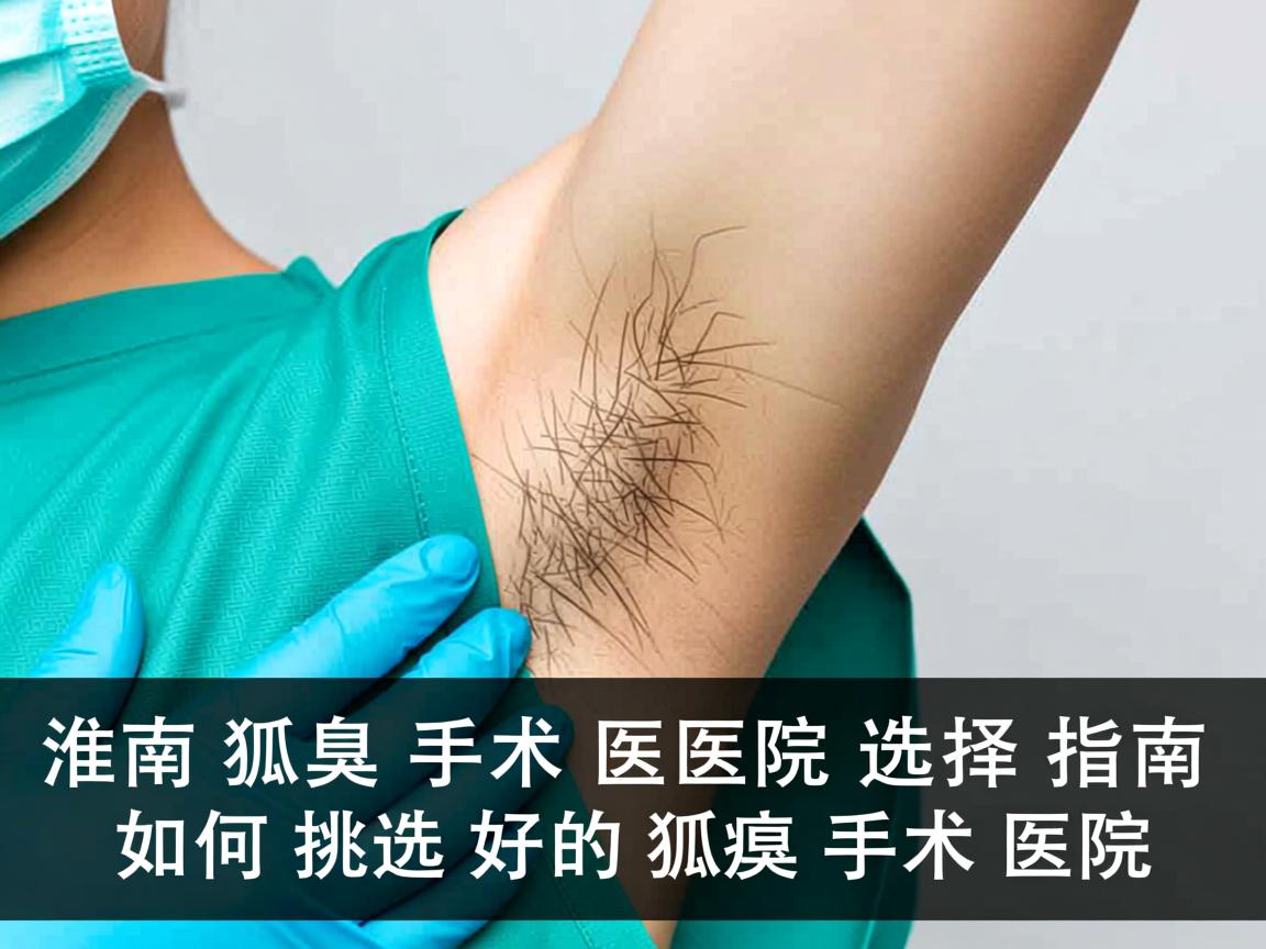 淮南狐臭手术医院选择指南，如何挑选好的狐臭手术医院