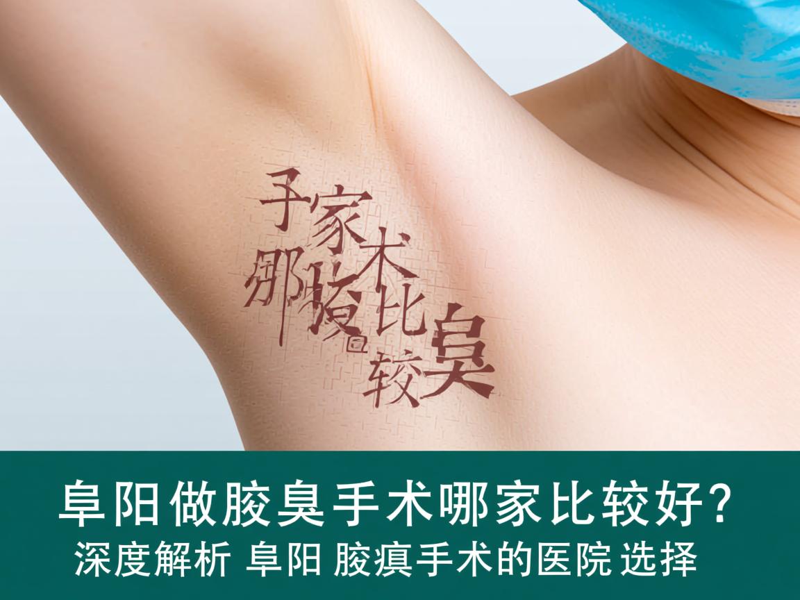 阜阳做腋臭手术哪家比较好?深度解析阜阳腋臭手术的医院选择 阜阳做腋臭手术哪家比较好?深度解析阜阳腋臭手术的医院选择