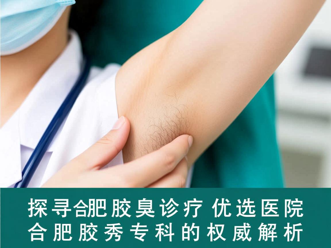探寻合肥腋臭诊疗优选医院，合肥腋秀专科的权威解析