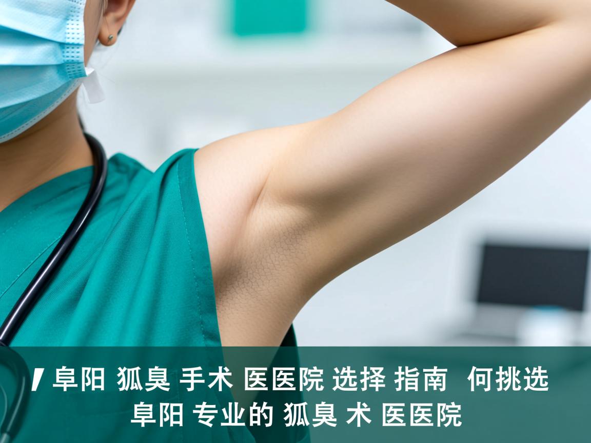 阜阳狐臭手术医院选择指南，如何挑选阜阳专业的狐臭术医院