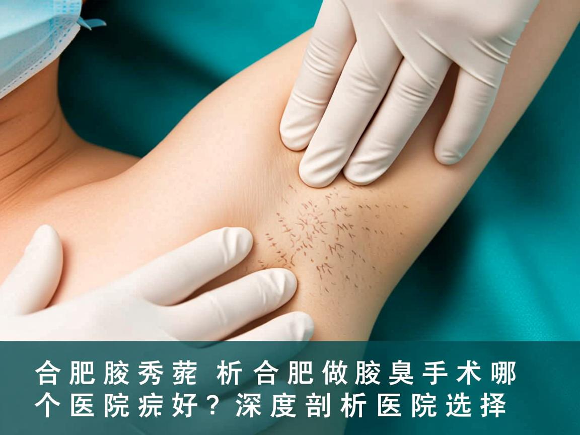 合肥腋秀解析，合肥做腋臭手术哪个医院好？深度剖析医院选择