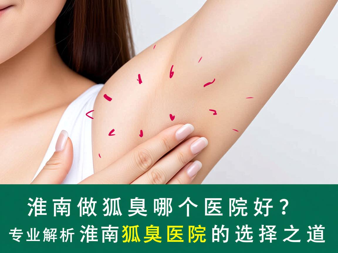 淮南做狐臭哪个医院好？专业解析淮南狐臭医院的选择之道