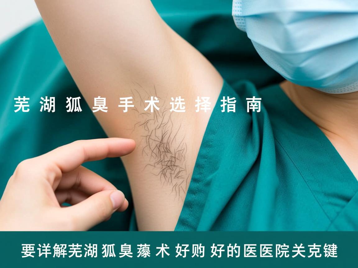 芜湖狐臭手术选择指南，详解芜湖狐臭术好的医院关键