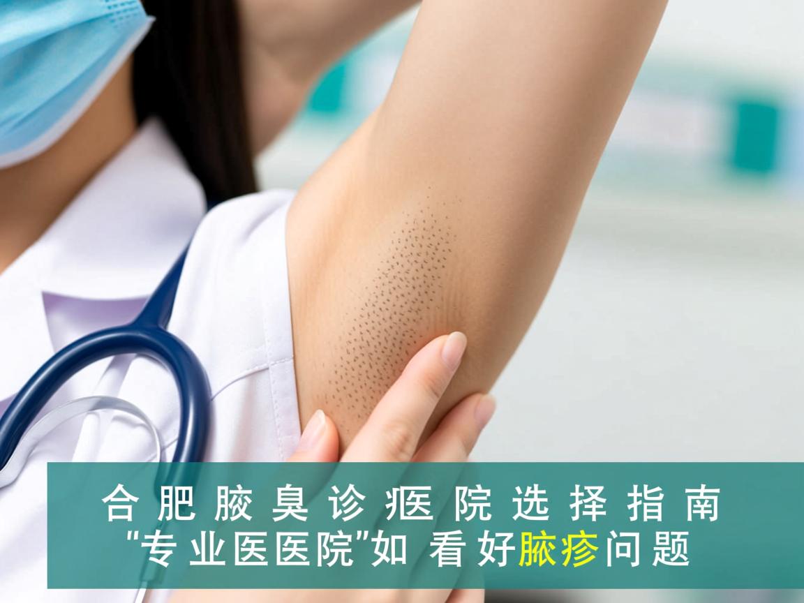合肥腋臭诊疗医院选择指南,专业医院如何看好腋臭问题 合肥腋臭诊疗医院选择指南,专业医院如何看好腋臭问题