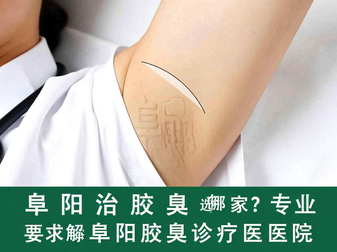 阜阳治疗腋臭选哪家？专业解析阜阳腋臭诊疗医院