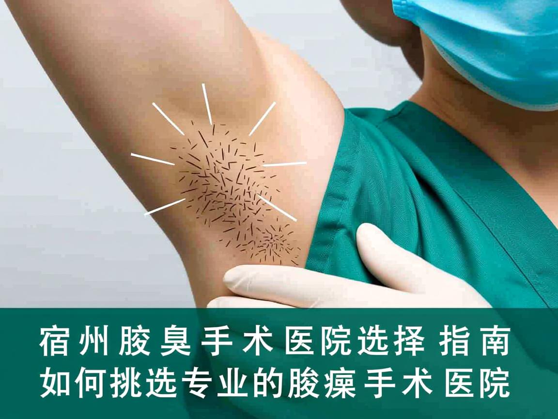 宿州腋臭手术医院选择指南,如何挑选专业的腋臭手术医院 宿州腋臭手术医院选择指南,如何挑选专业的腋臭手术医院