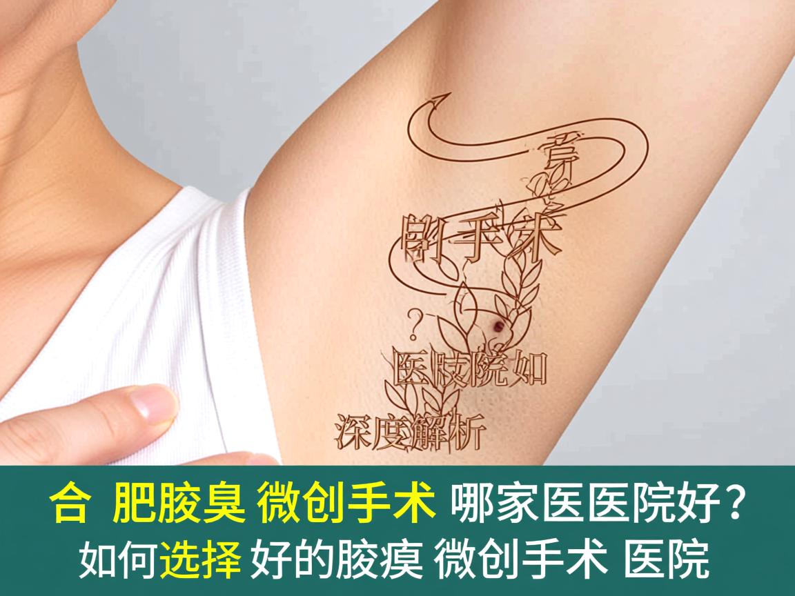 合肥腋臭微创手术哪家医院好?深度解析如何选择好的腋臭微创手术医院 合肥腋臭微创手术哪家医院好?深度解析如何选择好的腋臭微创手术医院