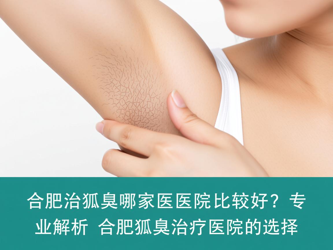 合肥治狐臭哪家医院比较好？专业解析合肥狐臭治疗医院的选择