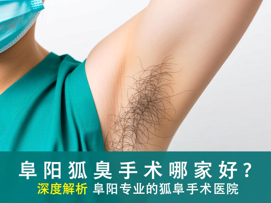 阜阳狐臭手术哪家好？深度解析阜阳专业的狐臭手术医院