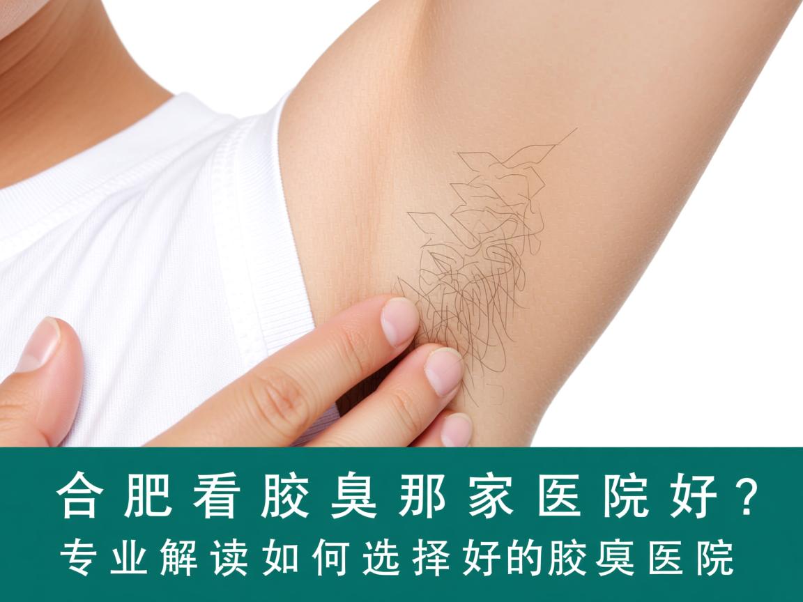 合肥看腋臭那家医院好？专业解读如何选择好的腋臭医院