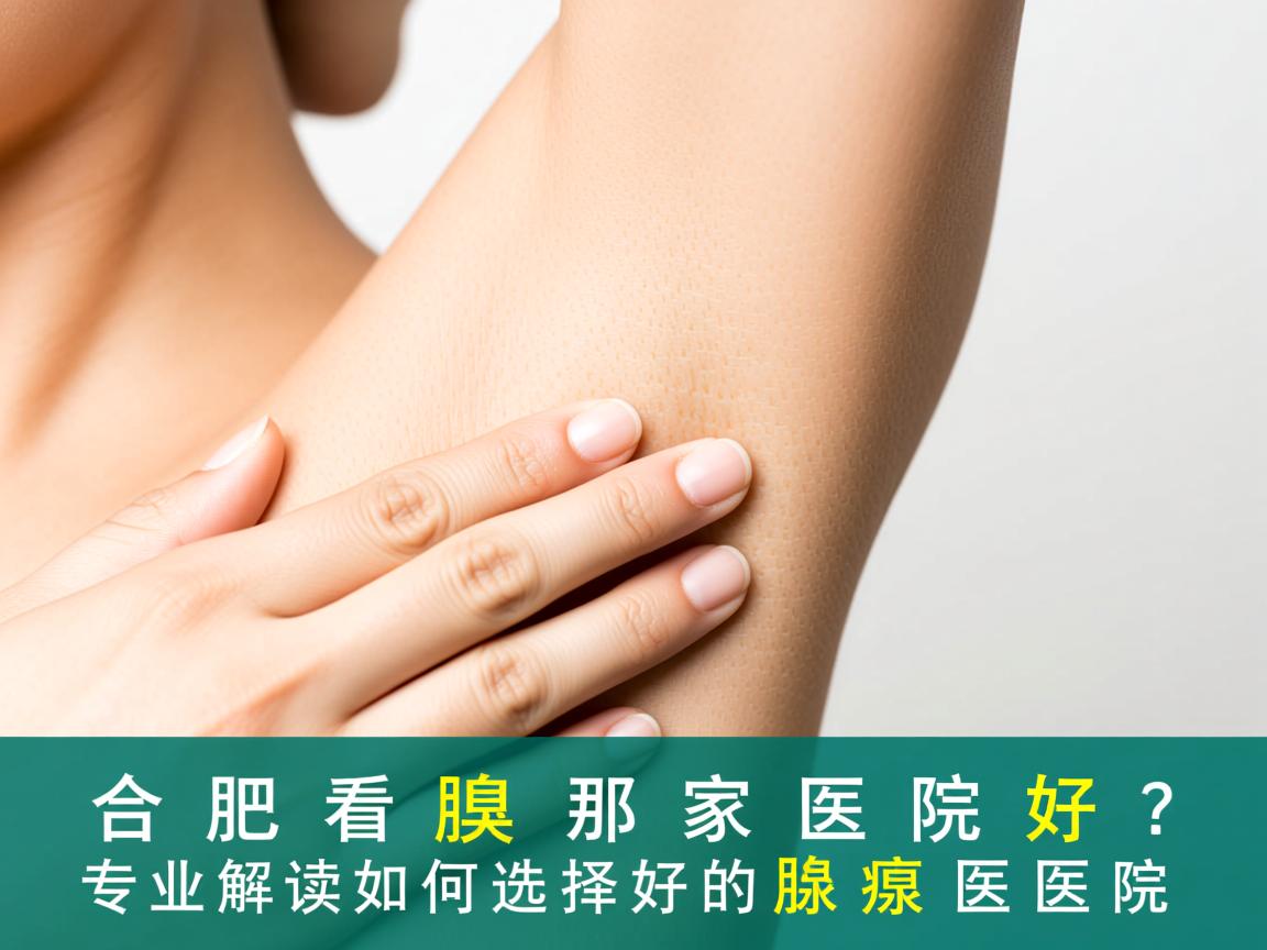 合肥看腋臭那家医院好？专业解读如何选择好的腋臭医院