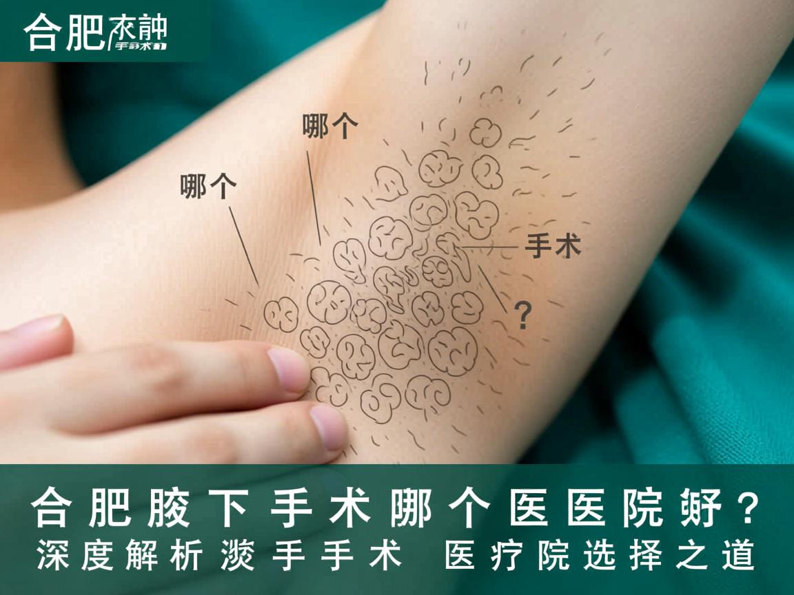 合肥腋下手术哪个医院好？深度解析腋下手术医院选择之道