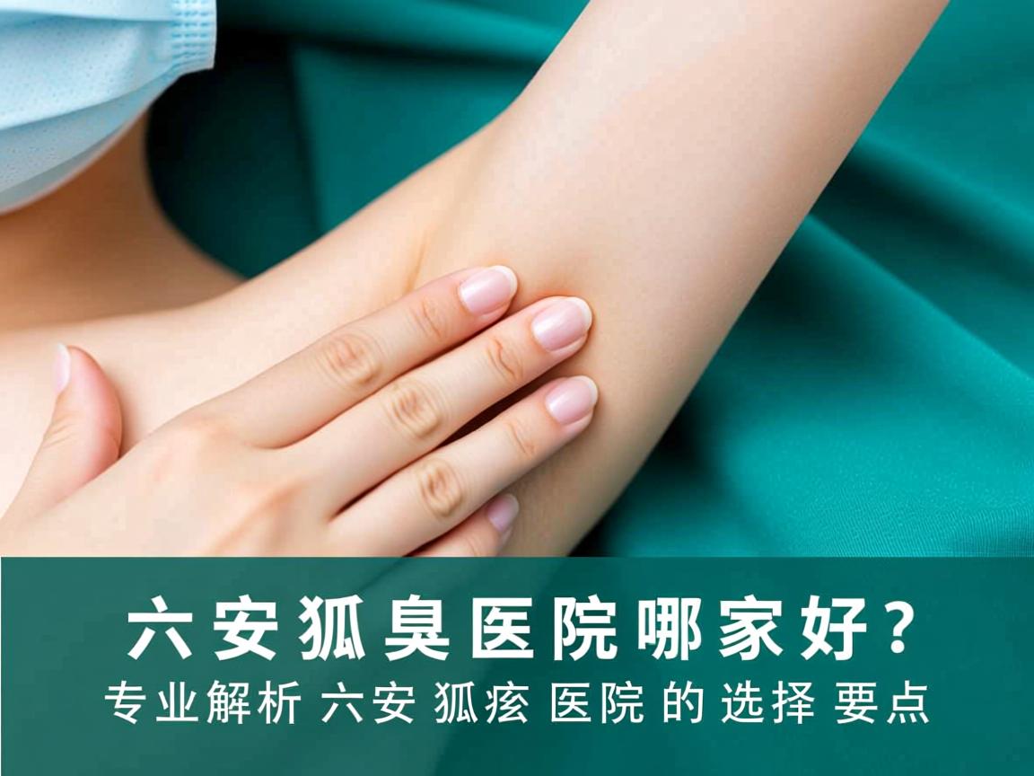 六安狐臭医院哪家好？专业解析六安狐臭医院的选择要点