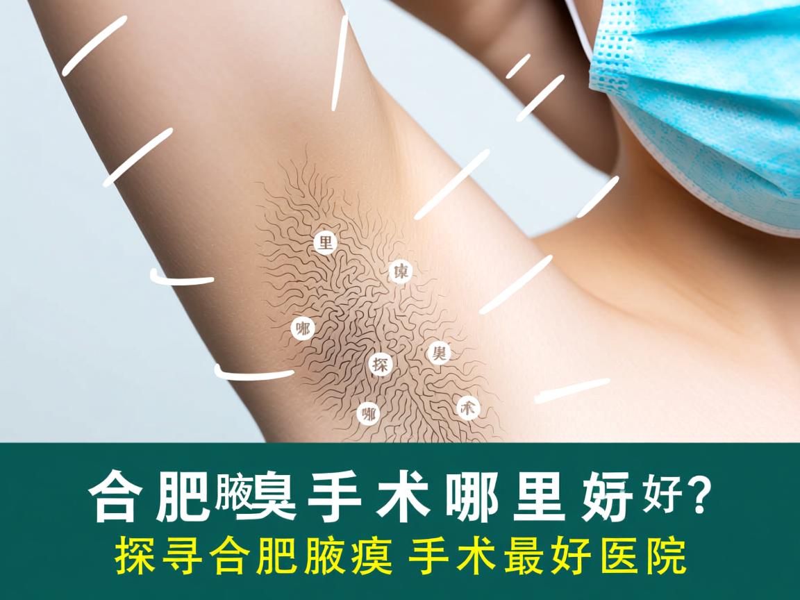 合肥腋臭手术哪里好？探寻合肥腋臭手术最好医院