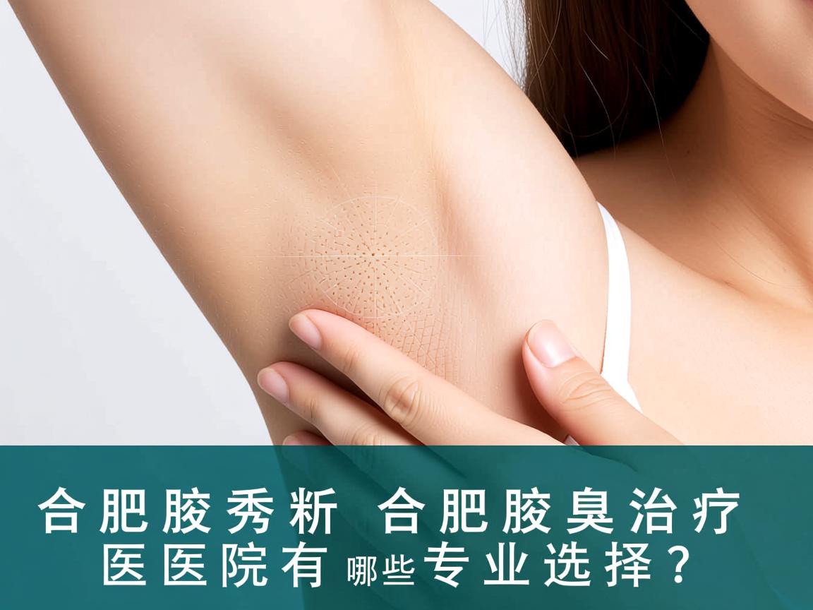 合肥腋秀解析，合肥腋臭治疗医院有哪些专业选择？