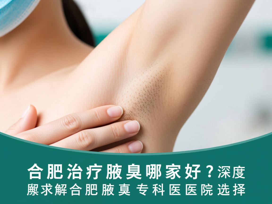 合肥治疗腋臭哪家好？深度解析合肥腋臭专科医院选择