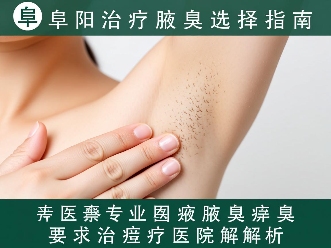 阜阳治疗腋臭医院选择指南，专业腋臭治疗医院解析