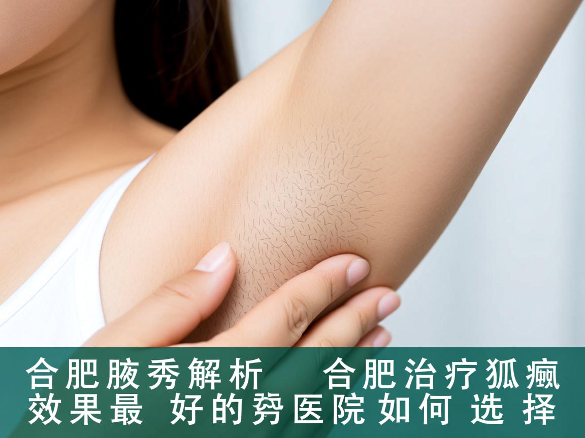合肥腋秀解析，合肥治疗狐臭效果最好的医院如何选择