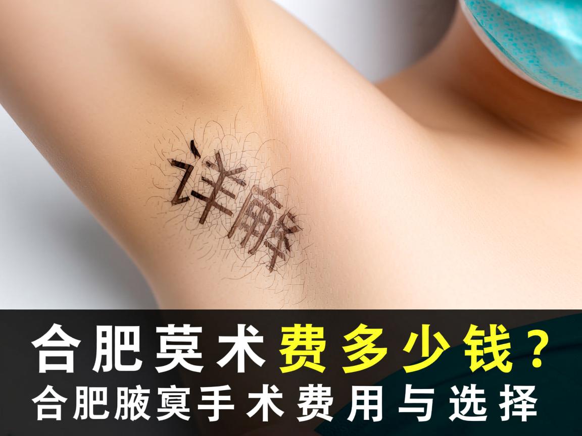 合肥腋臭手术费多少钱?详解合肥腋臭手术费用与选择 合肥腋臭手术费多少钱?详解合肥腋臭手术费用与选择