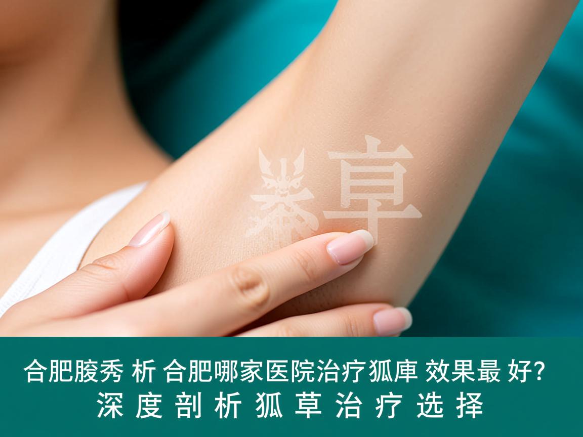 合肥腋秀解析，合肥哪家医院治疗狐臭效果最好？深度剖析狐臭治疗选择