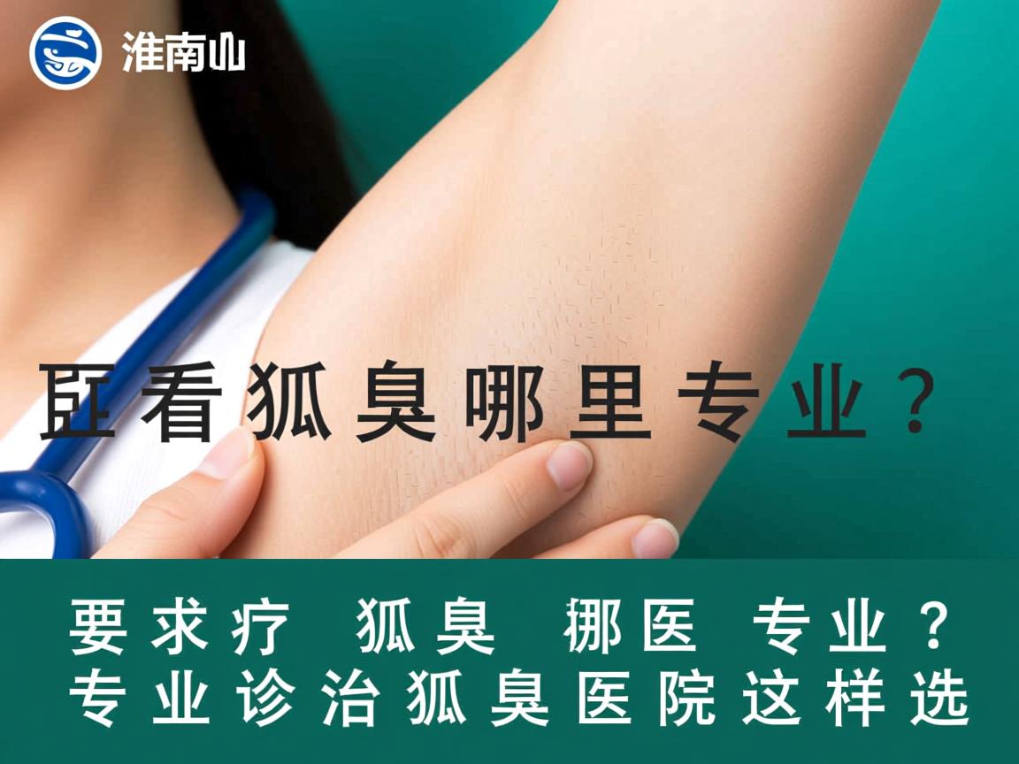 淮南看狐臭哪里专业？专业诊治狐臭医院这样选