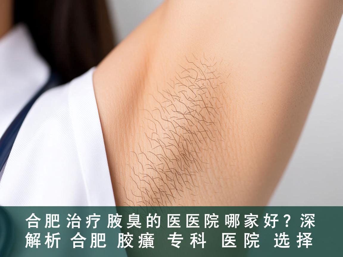 合肥治疗腋臭的医院哪家好？深度解析合肥腋臭专科医院选择