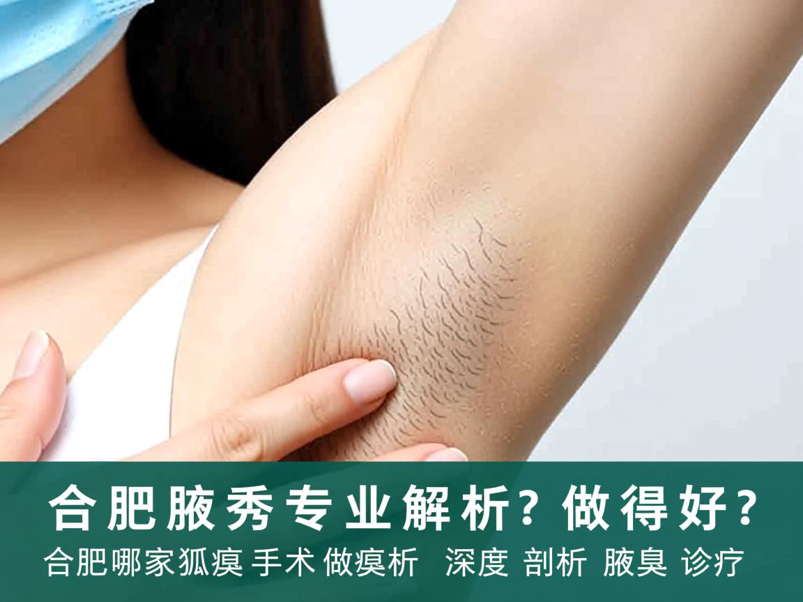 合肥腋秀专业解析,合肥哪家狐臭手术做得好?深度剖析腋臭诊疗 合肥腋秀专业解析,合肥哪家狐臭手术做得好?深度剖析腋臭诊疗