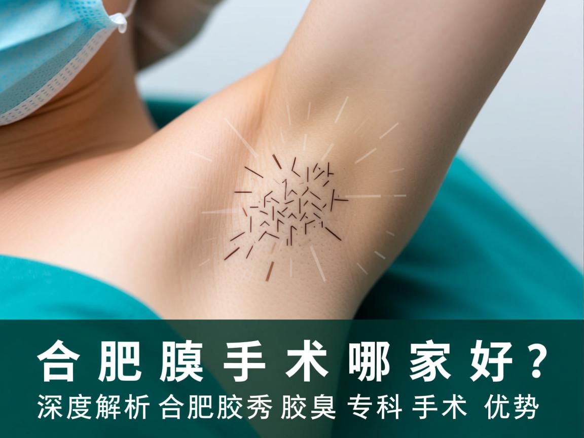 合肥腋臭手术哪家好？深度解析合肥腋秀腋臭专科手术优势